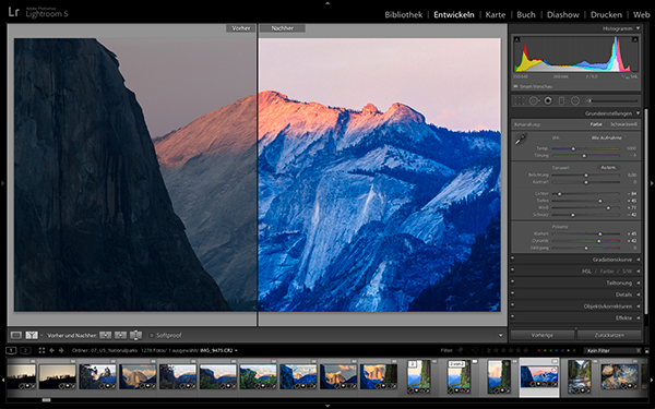 Lightroom Entwicklung 2