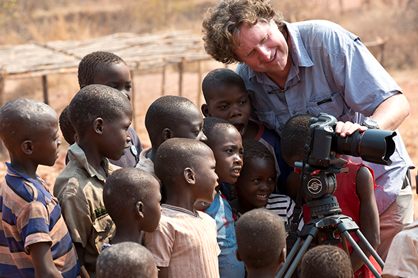 Reiner Harscher in Afrika